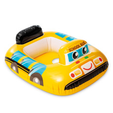Intex 59586-school-bus (Длина 71 x Ширина 58см) Надувной плотик с трусами Бульдозер