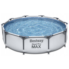 Bestway 56406 (Диаметр 305 x Высота 76см) Каркасный бассейн Steel Pro Frame Pool Bestway 56406 (Диаметр 305 x Высота 76см) Каркасный бассейн Steel Pro Frame Pool