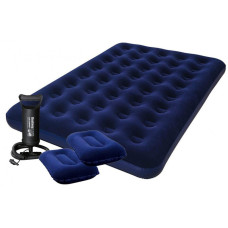 Bestway 67374 (203 x 152 x 22см) Надувной матрас с насосом и подушками