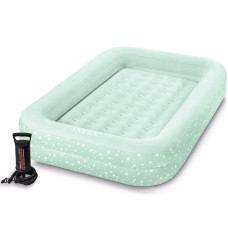 Intex 66810 (168 x 107 x 25см) Надувная кровать детская с бортиками и матрасом