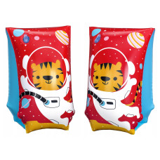 Bestway 32102-tigers (Длина 30 x Ширина 15см) надувные нарукавники Тигры, 30x15см, 5-12л