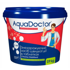 AquaDoctor C60T-09 (Вес 0,9кг) Быстрый (шоковый) Хлор (20г x 50шт)