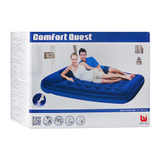 Bestway 67226 (203 x 152 x 22см) Надувной матрас со встроенным насосом