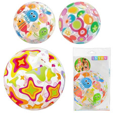 Intex 59040 (Диаметр 51см) Надувной мяч, Морские обитатели