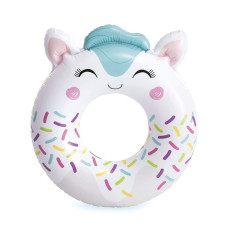 Intex 59266-kitte (Диаметр 81см) надувной круг Милые зверята, 81x76 см Розовый