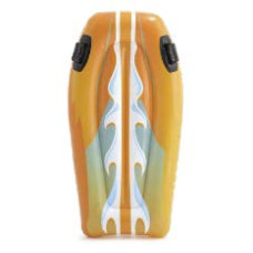 Intex 58165-orange (Длина 112 x Ширина 62см) Надувной плотик, Оранжевый