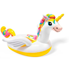 Intex 57561 (201 x 140 x 97см) Надувной плотик Единорог