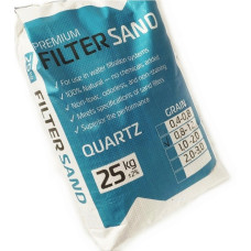 FilterSand 0-8-1-2-25 - Песок кварцевый для фильтров бассейнов. Фракция 0.8-1.2 мм, 25 кг