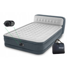 Intex 64448 (236 x 152 x 86 (46см)) Надувная кровать с изголовьем (взамен Intex 64460)