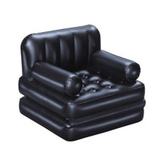 Bestway 75114 (191 x 97 x 64см) Надувное кресло раскладное, черное