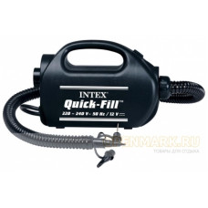 Intex 68609 - Электрический насос, электр 12V и 220V, 400 л/мин