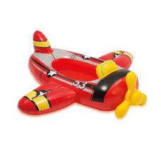 Intex 59380-plane (Длина 100 x Ширина 97см) Надувной плотик с днищем Самолет