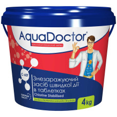 AquaDoctor C60T-4 (Вес 4кг) Быстрый (шоковый) Хлор (20г x 200шт)