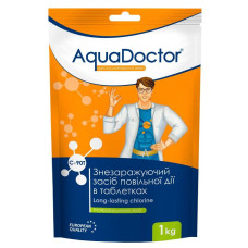AquaDoctor C90T-1 (Вес 1кг) Медленный Хлор, (200г x 5шт)