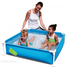 Bestway 56217-blue (122 x 122 x 30,5см) Каркасный детский бассейн. Голубой Bestway 56217-blue (122 x 122 x 30,5см) Каркасный детский бассейн. Голубой