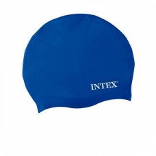 Intex 55992-blue - Шапочка для плавания, от 8 лет. Голубая