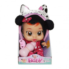 Кукла для девочек CRB 3360 с бутылочкой и соской (Черно-Розовый)