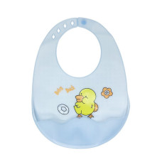 Детский силиконовый слюнявчик MGZ-0618-1 на застежке Детский силиконовый слюнявчик MGZ-0618-1 на застежке