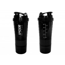 Шейкер спортивный Spider EF-7200-BK 0,5 л, Черный