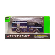 Детская металлическая машинка АвтоПром 7629 масштаб 1:64   Citi Police с лестницей