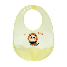 Детский силиконовый слюнявчик MGZ-0618-3 на застежке Детский силиконовый слюнявчик MGZ-0618-3 на застежке