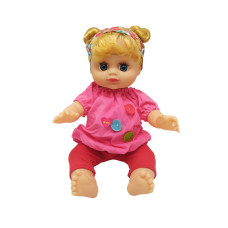 Музыкальная кукла Bambi Алина 5291 P в рюкзаке со светлыми волосами (5291-RT)