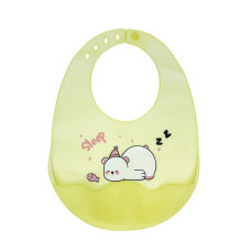 Детский силиконовый слюнявчик MGZ-0618-5 на застежке Детский силиконовый слюнявчик MGZ-0618-5 на застежке