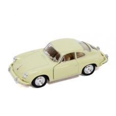 Коллекционная игрушечная модель Porsche 356B Carrera KT5398W  инерционная (Бежевый)