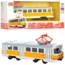 Игрушечная модель Трамвай PLAY SMART 6411 инерционный 6411B Игрушечная модель Трамвай PLAY SMART 6411 инерционный 6411B