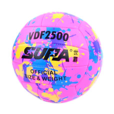 Мяч волейбольный MS 3885(Pink) диаметр 21,3 см, ПВХ, 260-280 грамм