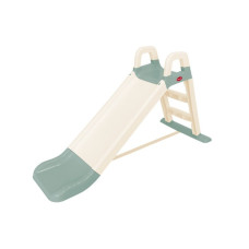 Детская пластиковая горка для катания 0140/18 кремово-мятная, 140 см Детская пластиковая горка для катания 0140/18 кремово-мятная, 140 см
