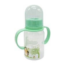 Бутылочка для кормления с ручками MGZ-0205(Turquoise) бирюзовый, 150 мл