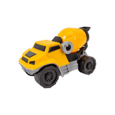 Детская автомодель Автомиксер ТехноК 8522TXK пластик 24 см (Желтый)