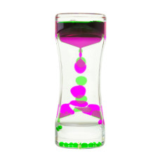 Песочные часы XX-3(Green) зеленый, с гелевой жидкостью, 13,5 см