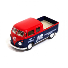 Детская модель машинки Volkswagen Bus Double Cab Pickup Delivery 1963 Kinsmart KT5396W инерционная, 1:34 Red Детская модель машинки Volkswagen Bus Double Cab Pickup Delivery 1963 Kinsmart KT5396W инерционная, 1:34 Red