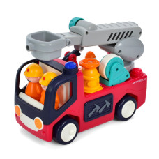 Детская Пожарная машинка Hola Toys E9998-HL со светом и звуком