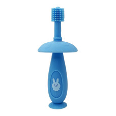 Силиконовая зубная щетка Mumlove MGZ-0716(Blue) с ограничителем Силиконовая зубная щетка Mumlove MGZ-0716(Blue) с ограничителем
