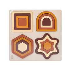 Деревянная игрушка Геометрика MD 0743C, размер 22,5х22,5 см