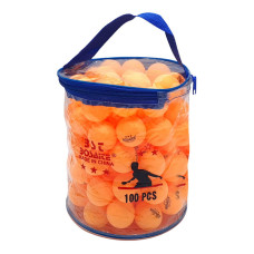 Мячи для настольного тенниса MS 2201-1(Orange) 100 штук, 40 мм