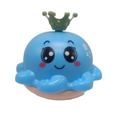 Игрушка для ванной Bambi 7022 B, Осьминог с фонтаном и подсветкой (7022 Blue-RT)