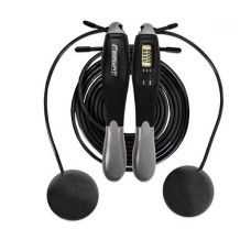 Скакалка скоростная с счетчиком TwinRope EF-1909-GY 2,8 метра