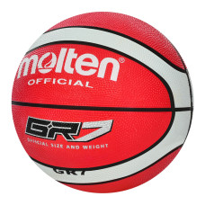Мяч баскетбольный MS 3456(Red) диаметр 25,3 см, размер 7, резина, 540-560 г, 12 панелей