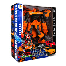 Детская игрушка Трансформер HY-3344(Orange) робот 18 см+машина Детская игрушка Трансформер HY-3344(Orange) робот 18 см+машина