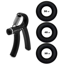 Набор кистевых эспандеров кольцо+эспандер ножницы Power Grip Set1 NE-1587-60