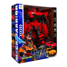 Детская игрушка Трансформер HY-3344(Red) робот 18 см+машина Детская игрушка Трансформер HY-3344(Red) робот 18 см+машина