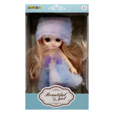 Детская игровая кукла 1361-1 шарнирная, размер 15 см