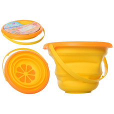 Детское игрушечное складное ведерко 