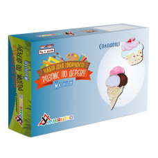 Набор детского творчества Роспись по дереву «Магниты-сладости» РД-008