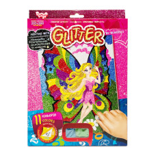 Раскраска глиттерными блестками по номерам 