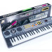 Детский синтезатор Same Toy MQ4911 с микрофоном и зарядкой 49 клавиш 100 тембров Черный (MQ4911-RT)